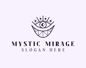 Mystic Eye Tarot logo design