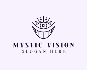 Mystic Eye Tarot logo design