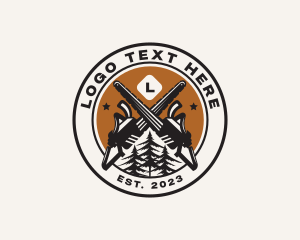 Chainsaw Tree Cutting logo