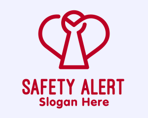 Heart Safety Dating App  logo design