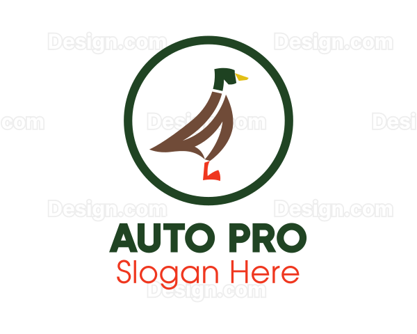 Duck Poultry Animal Logo