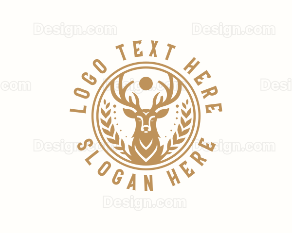 Deer Elk Reindeer Logo