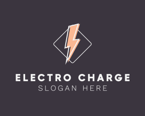 Energy Lightning Electricity logo design