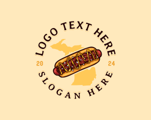 Hotdog Food Michigan logo