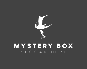 Smoking Mysterious Man logo design