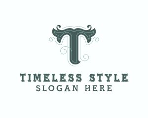 Wedding Planner Styling Letter T logo design