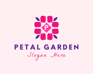 Petals Floral Spa logo design