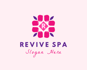 Petals Floral Spa logo design