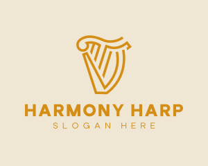 Musical Harp Letter TV logo