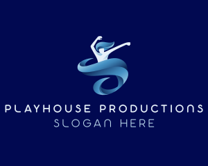 Fitness Dancer Swirl logo