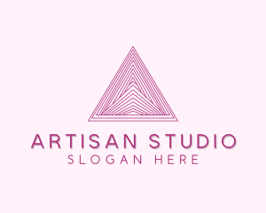 Pyramid Triangle Studio logo design