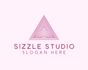 Pyramid Triangle Studio logo design