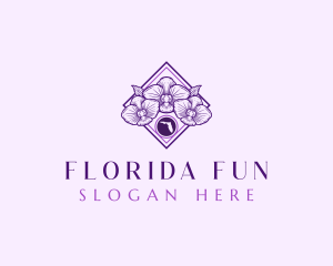 Florida Ghost Orchid logo design