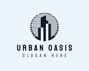 Skyline Cityscape Architecture logo design