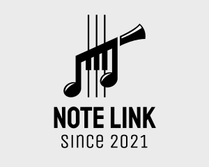 Musical Instrument Notes logo design