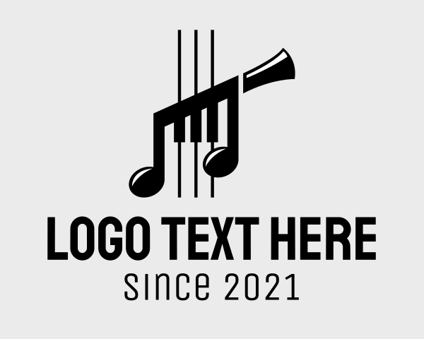 Piano logo example 4