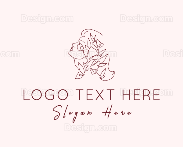 Elegant Feminine Flower Logo