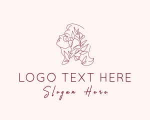 Elegant Feminine Flower logo