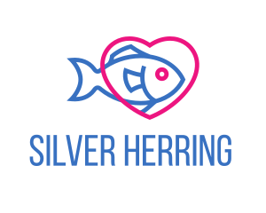 Seafood Fish Heart logo