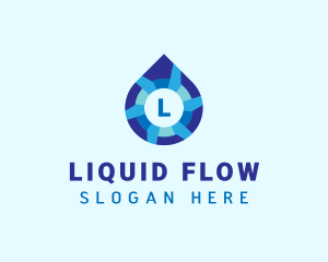 Water Sanitation Liquid  logo design