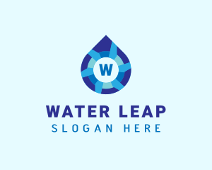 Water Sanitation Liquid  logo design