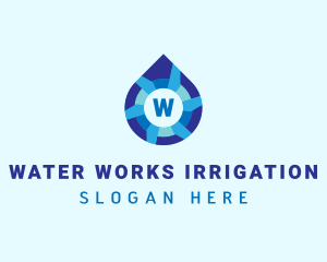 Water Sanitation Liquid  logo design