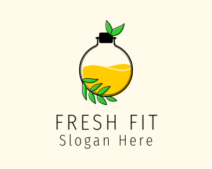 Fresh Perfume Bottle  logo design