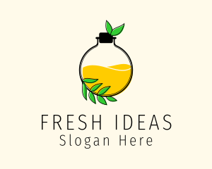 Fresh Perfume Bottle  logo design
