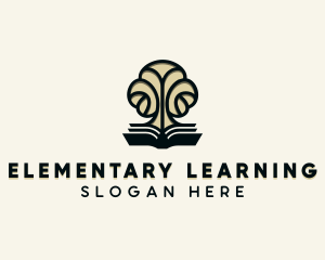 Educational Learning Book logo design