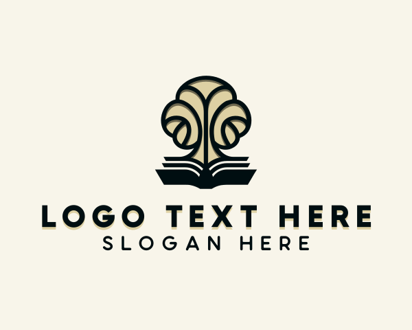 Book logo example 3