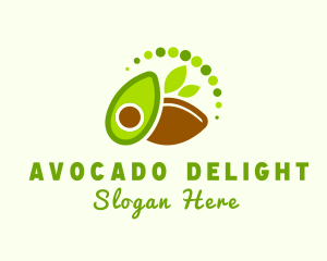 Avocado Fruit Farm logo design