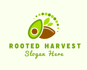 Avocado Fruit Farm logo design