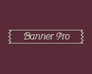 Tape Banner Style logo design