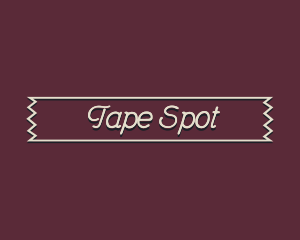 Tape Banner Style logo design