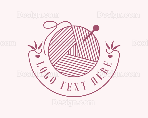 Crochet Yarn Needlework Logo