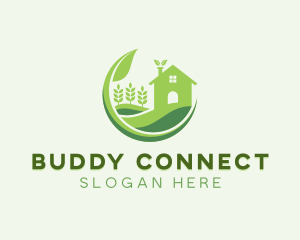 Eco Friendly House Gardening  logo design