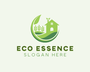 Eco Friendly House Gardening  logo design