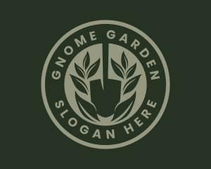 Garden Plant Shovel logo design