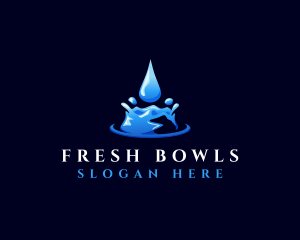 Natural Clean Water logo design