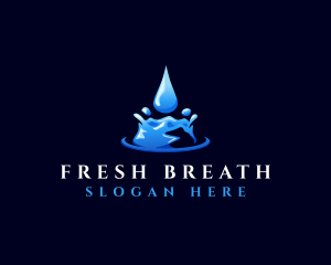 Natural Clean Water logo design