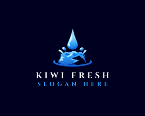 Natural Clean Water logo design