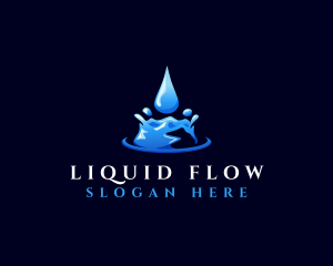 Natural Clean Water logo design