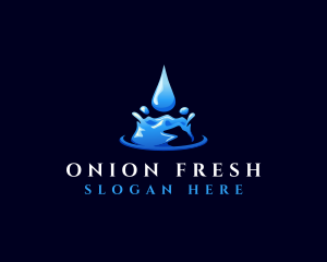 Natural Clean Water logo design