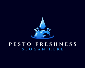 Natural Clean Water logo design