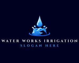 Natural Clean Water logo design