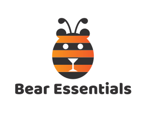 Bear Bee Stripes logo