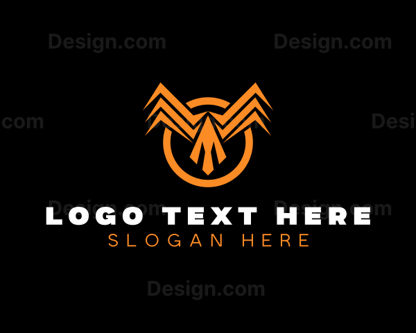 Abstract Bird Wings Logo