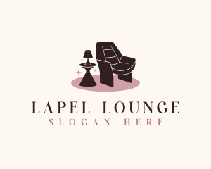 Chair Lamp Furniture logo design