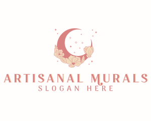 Floral Moon Boutique  logo design