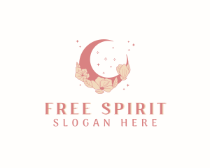 Floral Moon Boutique  logo design